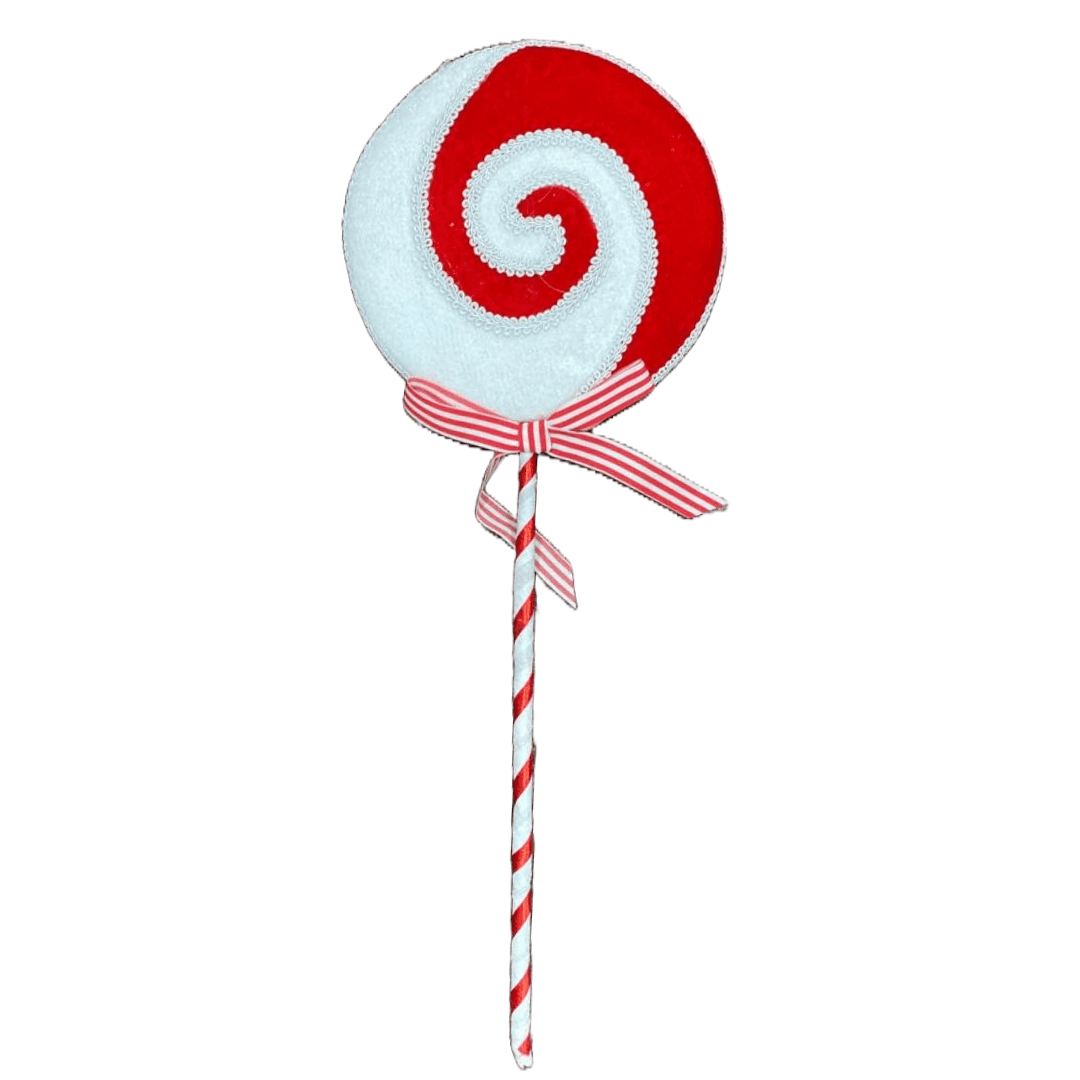 40cm Red & White Swirl Lollipop_59511