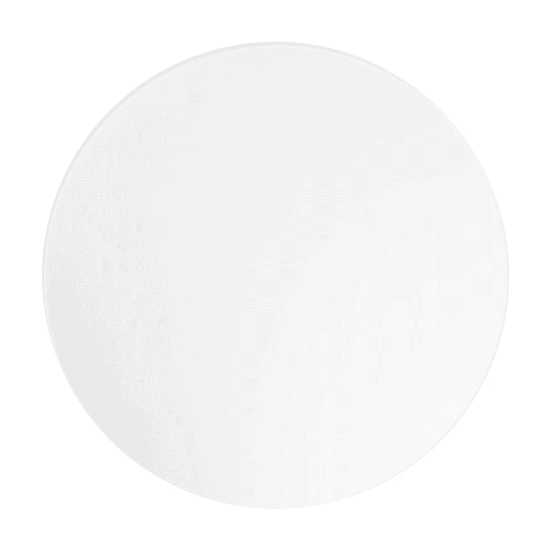 600mm Clear White Acrylic Round Disc