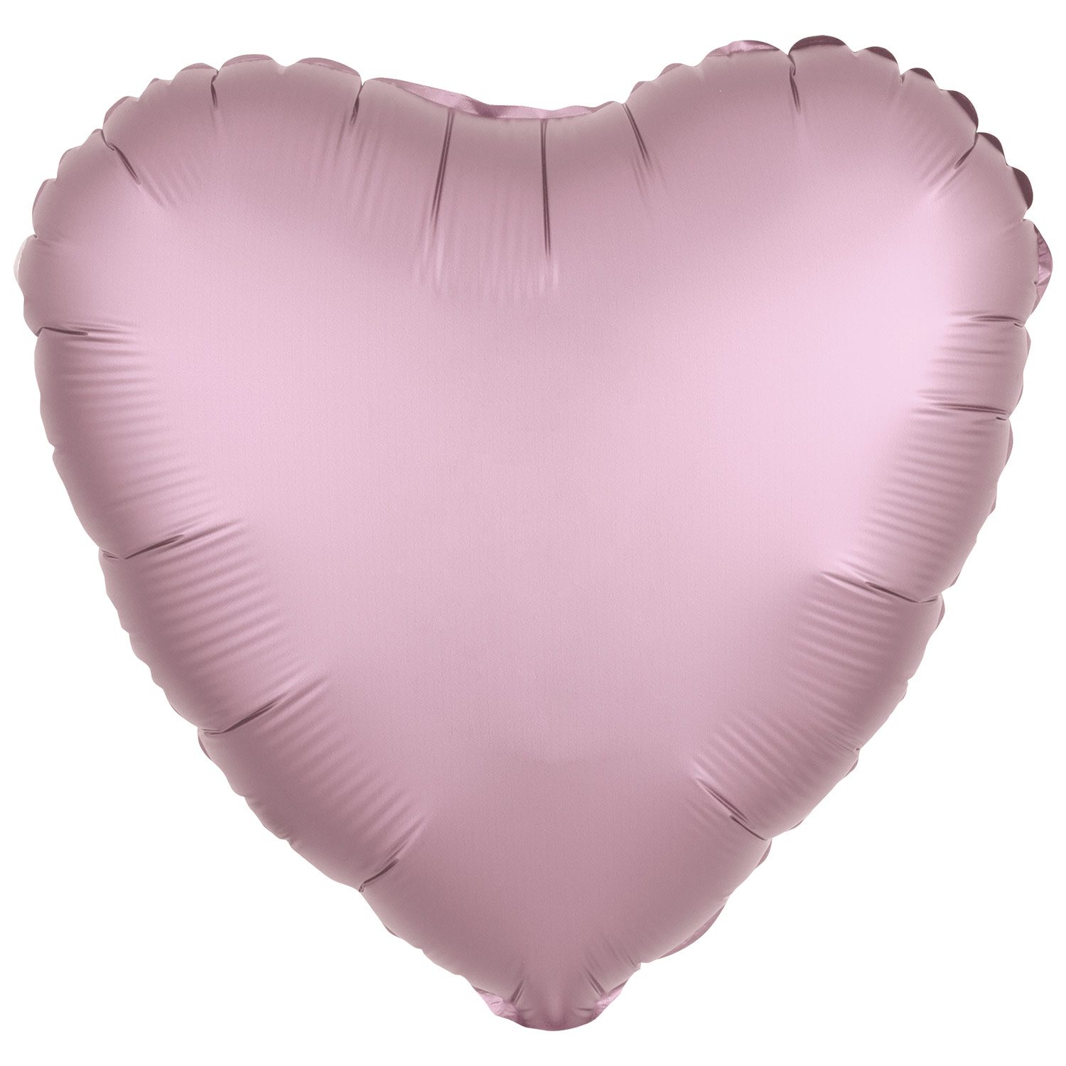 Amscan 18 inch Metallic Pastel Pink Heart Foil Balloons 9914078