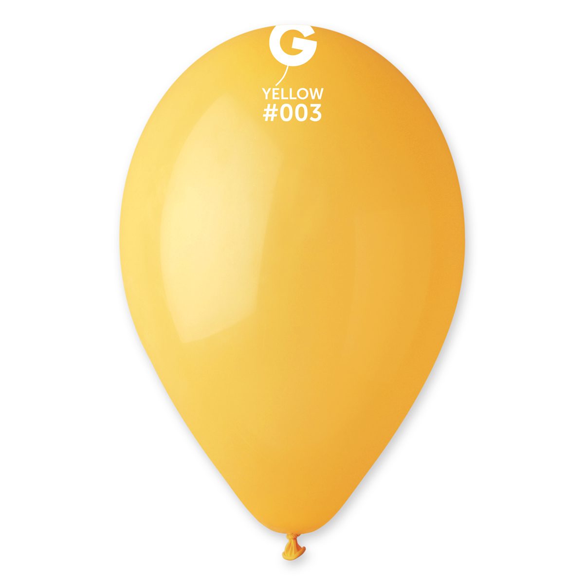 Gemar Yellow 003 Latex Balloons A50 003 50 G120 003 50 G19 003 25 340174 G30 003 10