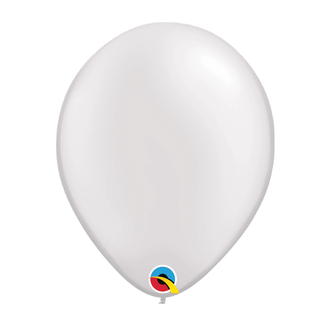 Qualatex Pearl White Latex Balloons_43597_43788_43895_
